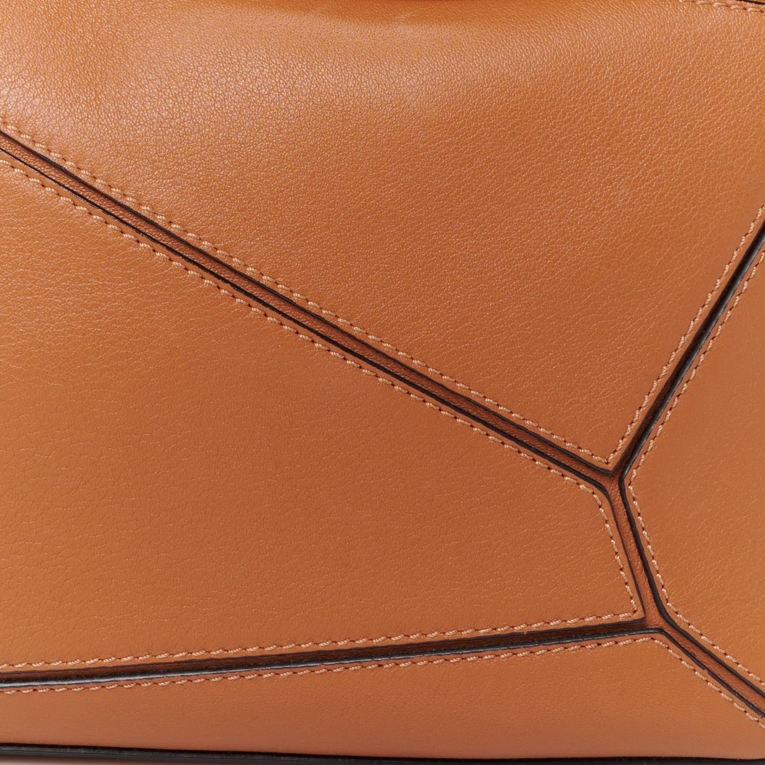 Loewe Calfskin Medium Puzzle Bag Tan 9 of 11