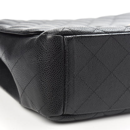 Chanel Caviar Quilted Maxi Single Flap Black 9 of 12