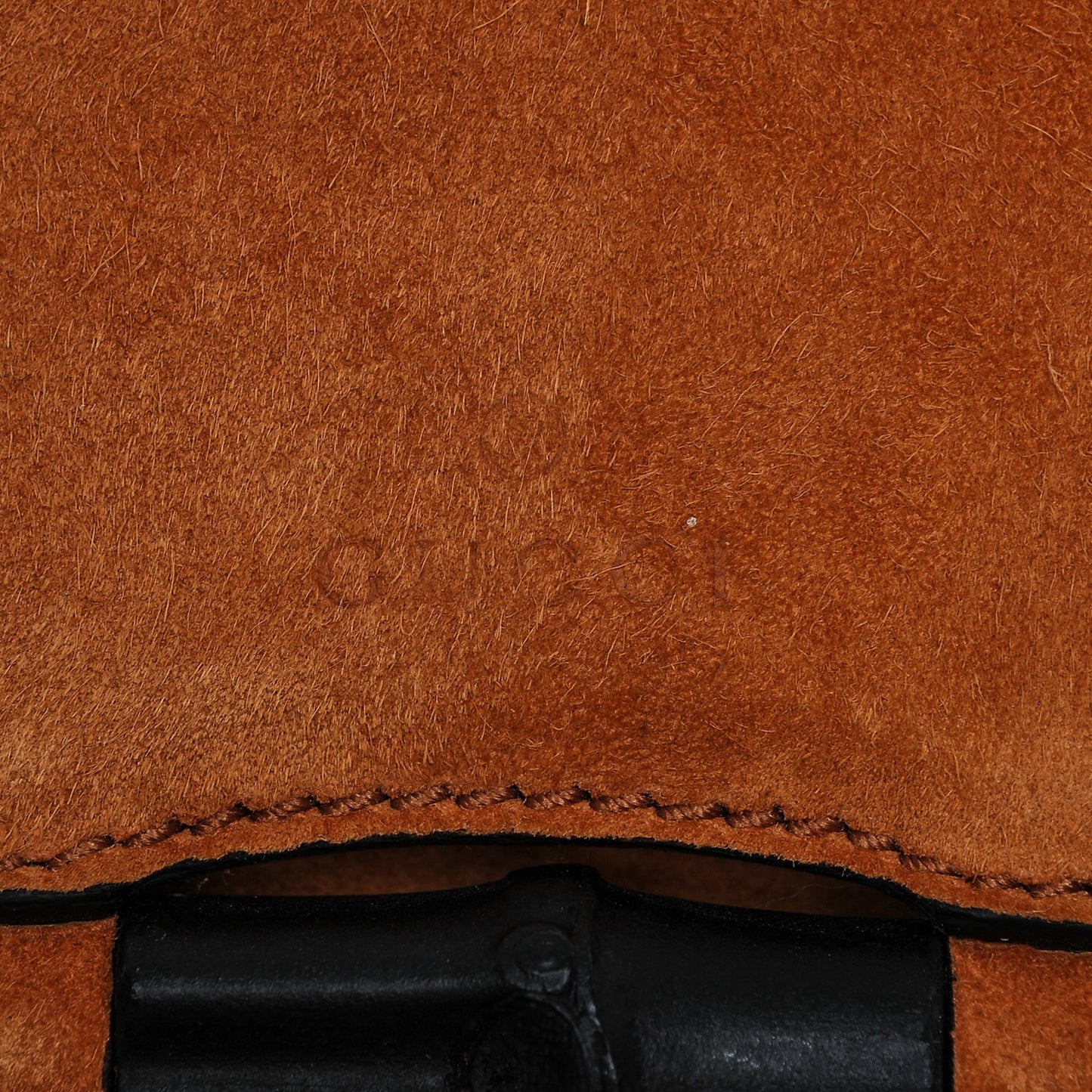 Suede Small Nouveau Fringe Shoulder Bag Orange