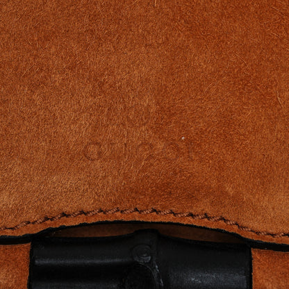 Gucci Suede Small Nouveau Fringe Shoulder Bag Orange 5 of 7