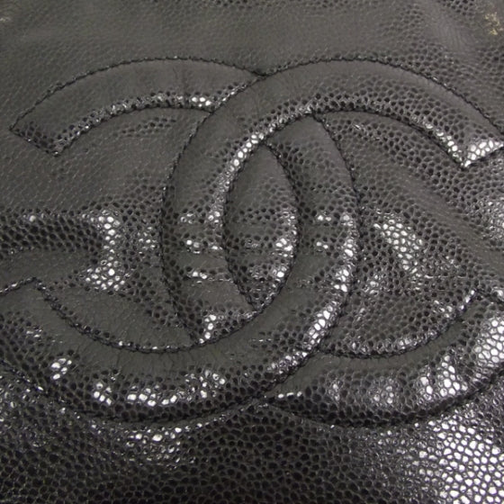 Chanel Caviar Maxi Flap Messenger Bag Black 9 of 12