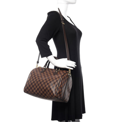 Louis Vuitton Damier Ebene Speedy Bandouliere 30 2 of 9
