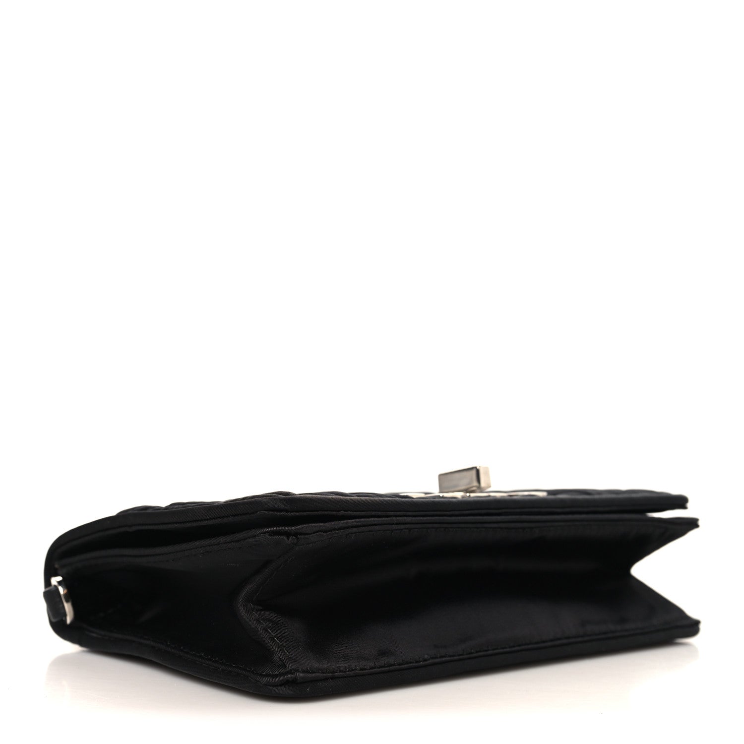 Miu Miu Tessuto Matelasse Delice Miu Logo Bag Black 4 of 11