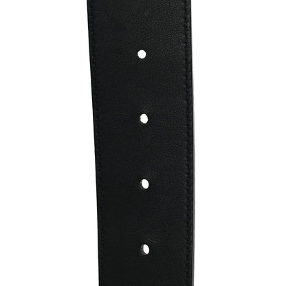 Gucci Textured Calfskin Double G 40mm Belt 110 44 Black 4 of 5