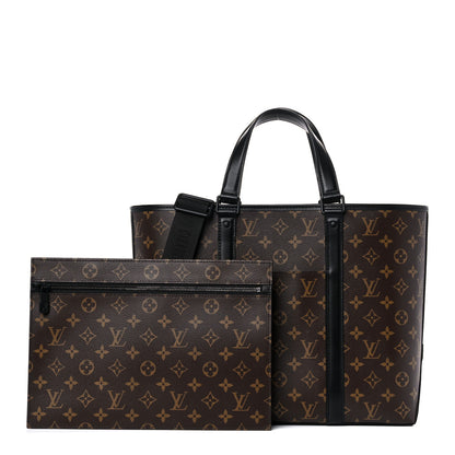 Louis Vuitton Monogram Macassar Weekend Tote PM 2 of 13