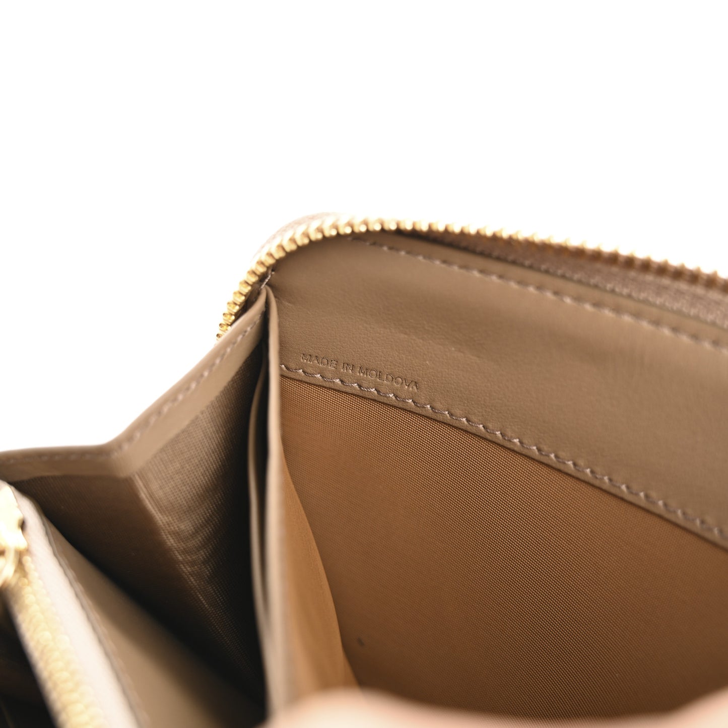 House Check Large Ziggy Zip Around Wallet Chestnut Beige