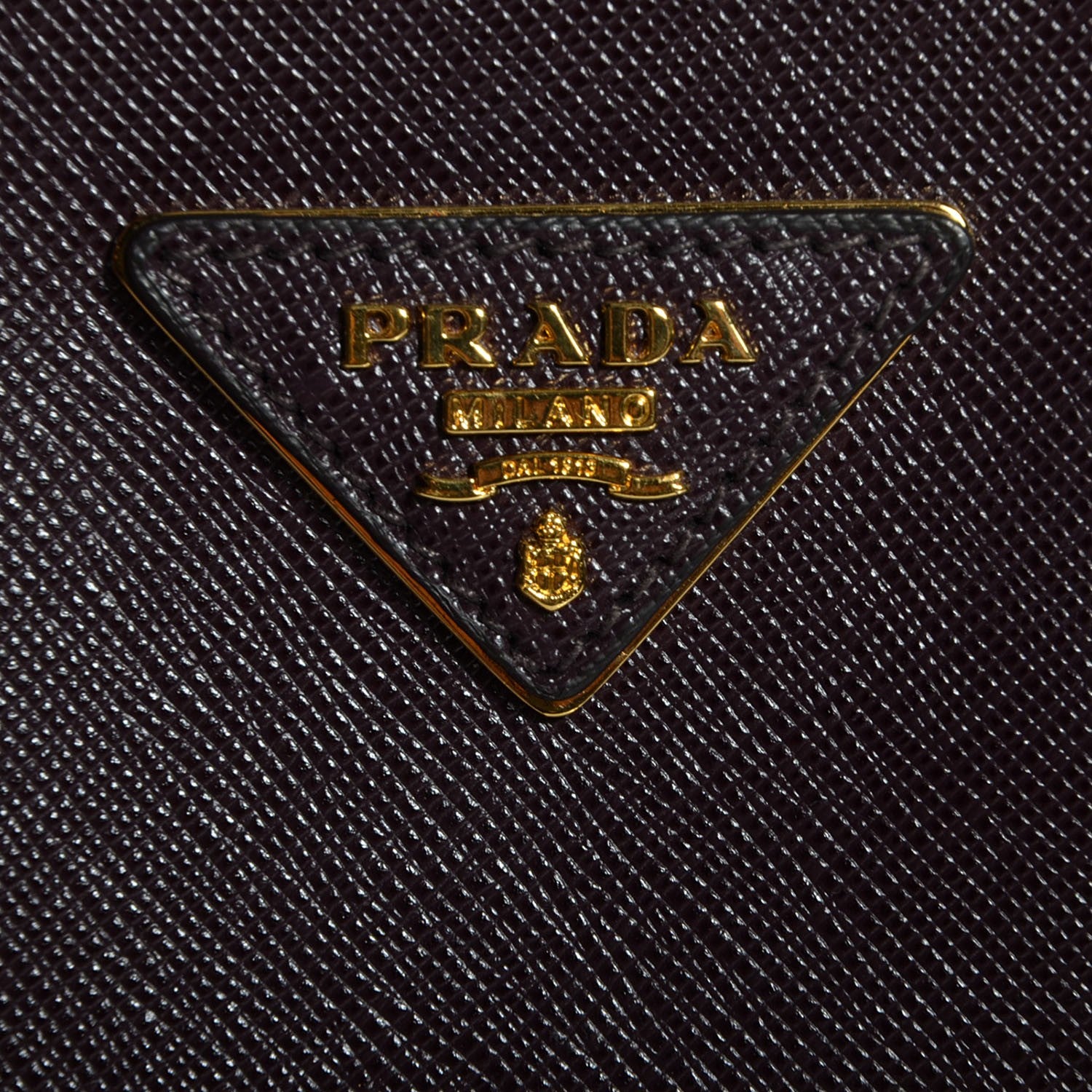 Prada Saffiano Lux Large Double Zip Tote Bordeaux 8 of 19