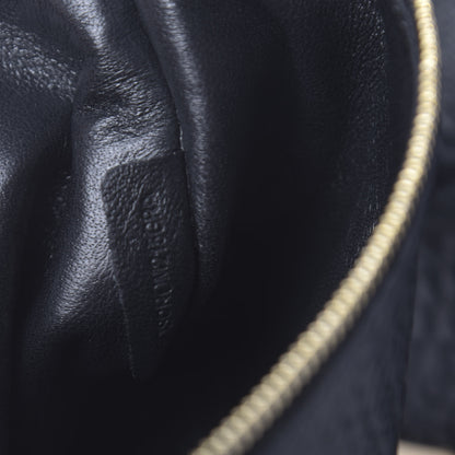 Burberry Signature Grain Calfskin Check Embossed Small Canterbury Tote Black 8 of 11