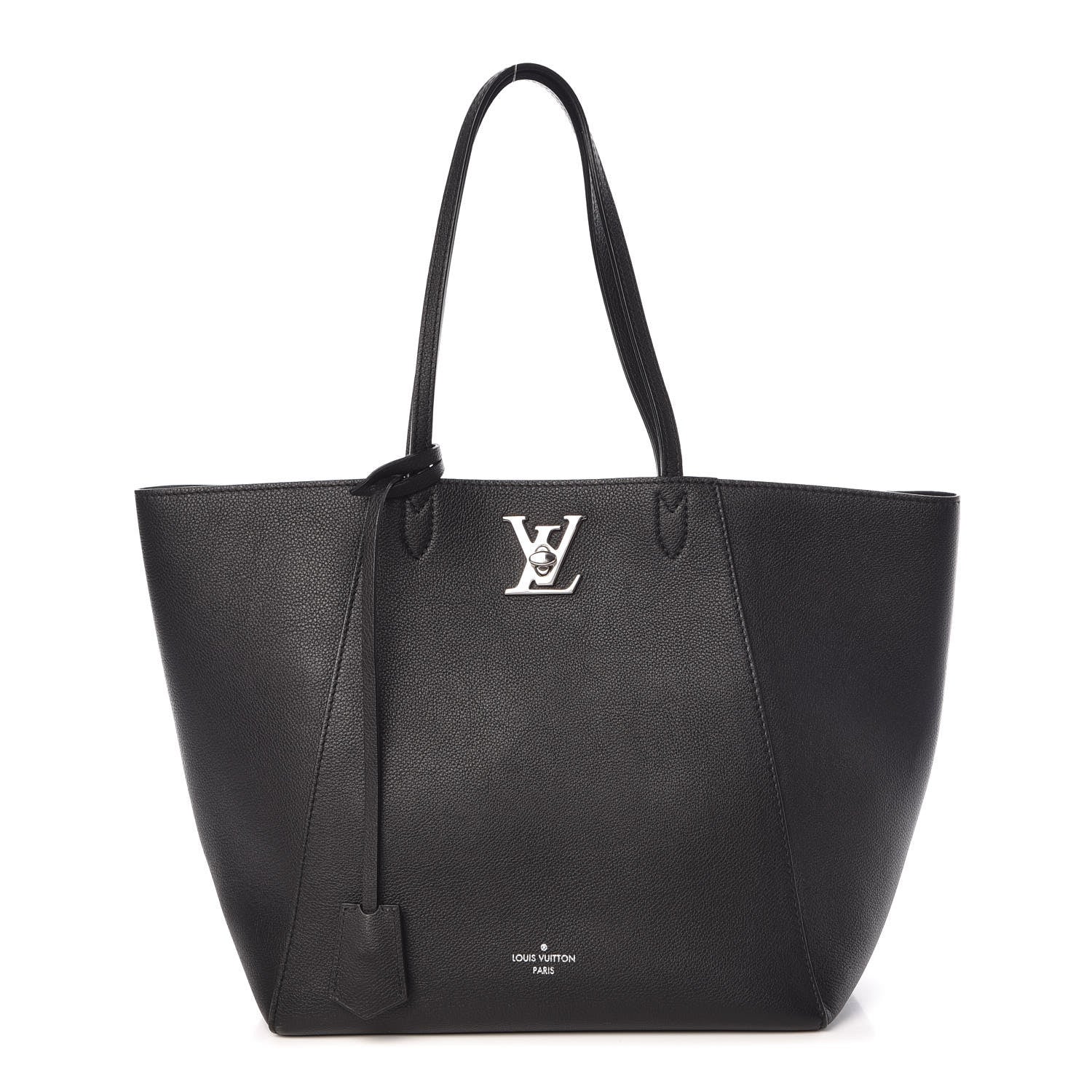 Louis Vuitton Calfskin Lockme Cabas Black 1 of 10
