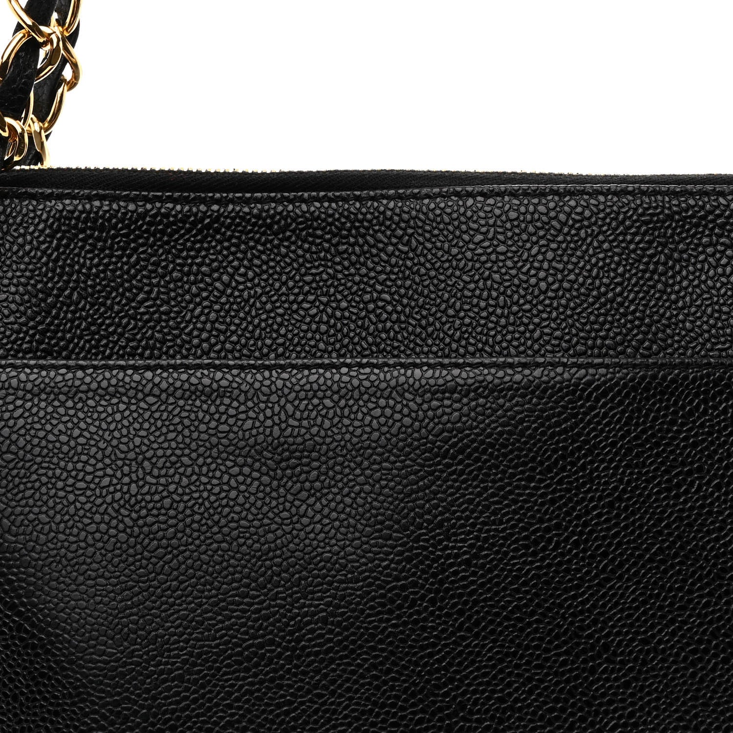 Chanel Caviar CC Shoulder Bag Black 8 of 10