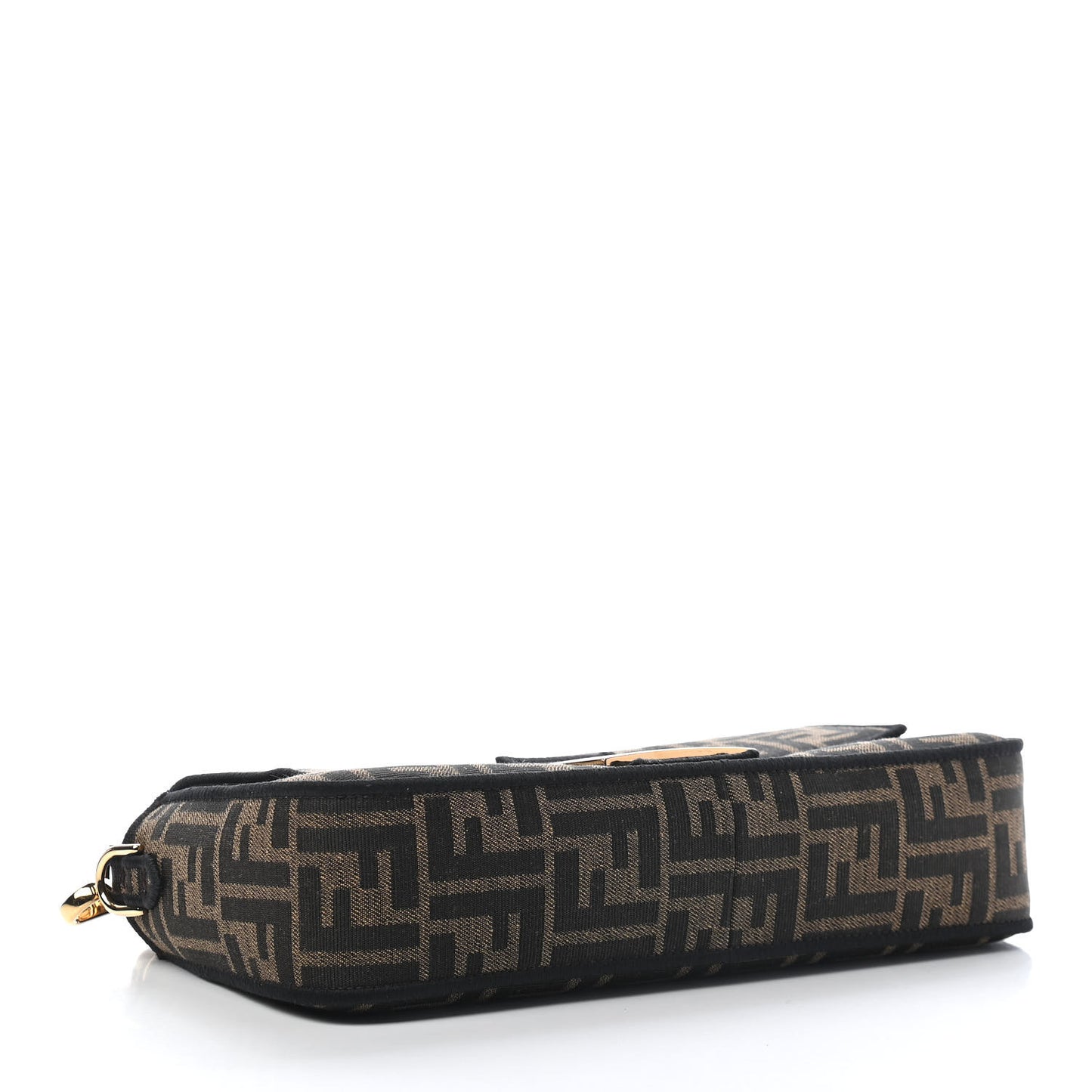 Fabric Jacquard FF 1974 Medium Baguette Tobacco Moro Black