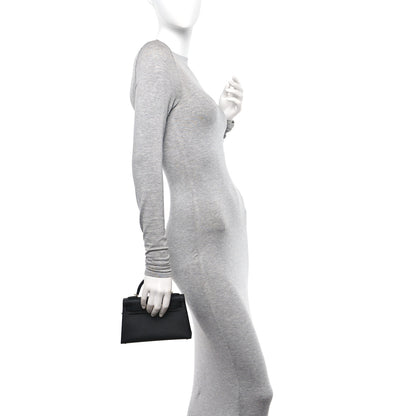 Hermes Epsom Mini Kelly Sellier 20 Black 2 of 11