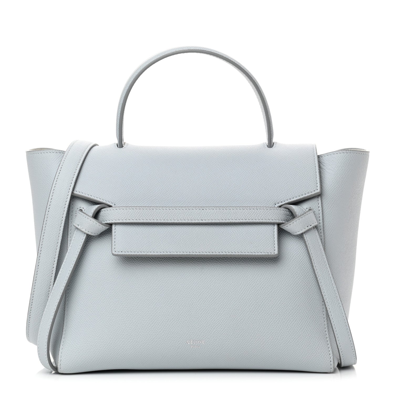 Celine Grained Calfskin Micro Belt Bag Cloud 1 of 12