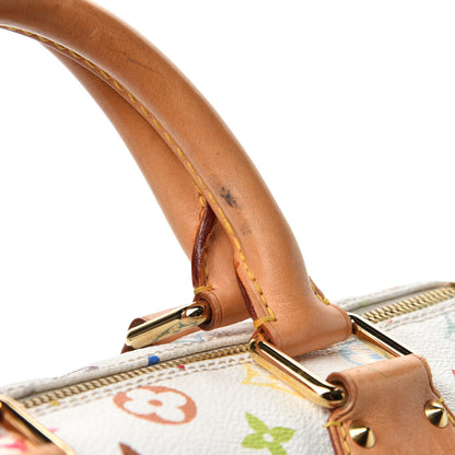 Louis Vuitton Monogram Multicolor Speedy 30 White 12 of 15