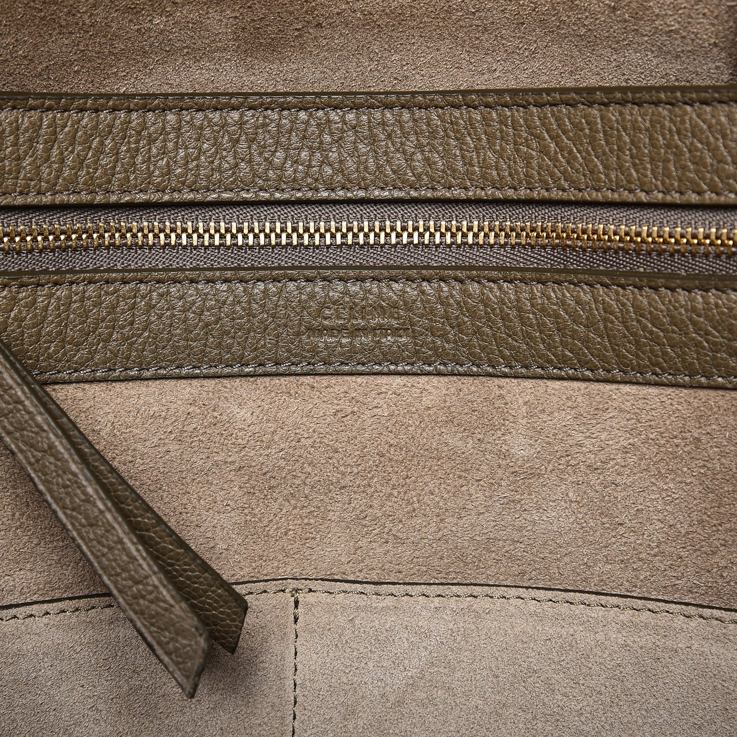 Soft Grained Calfskin Small Belt Cabas Phantom Taupe