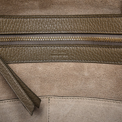 Celine Soft Grained Calfskin Small Belt Cabas Phantom Taupe 7 of 7