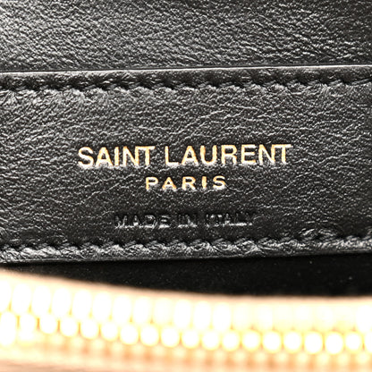 Saint Laurent Calfskin Y Quilted Monogram Small Loulou Chain Satchel Dark Beige 6 of 13