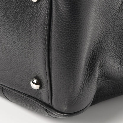 Chanel Caviar Square Stitched Satchel Black 11 of 11