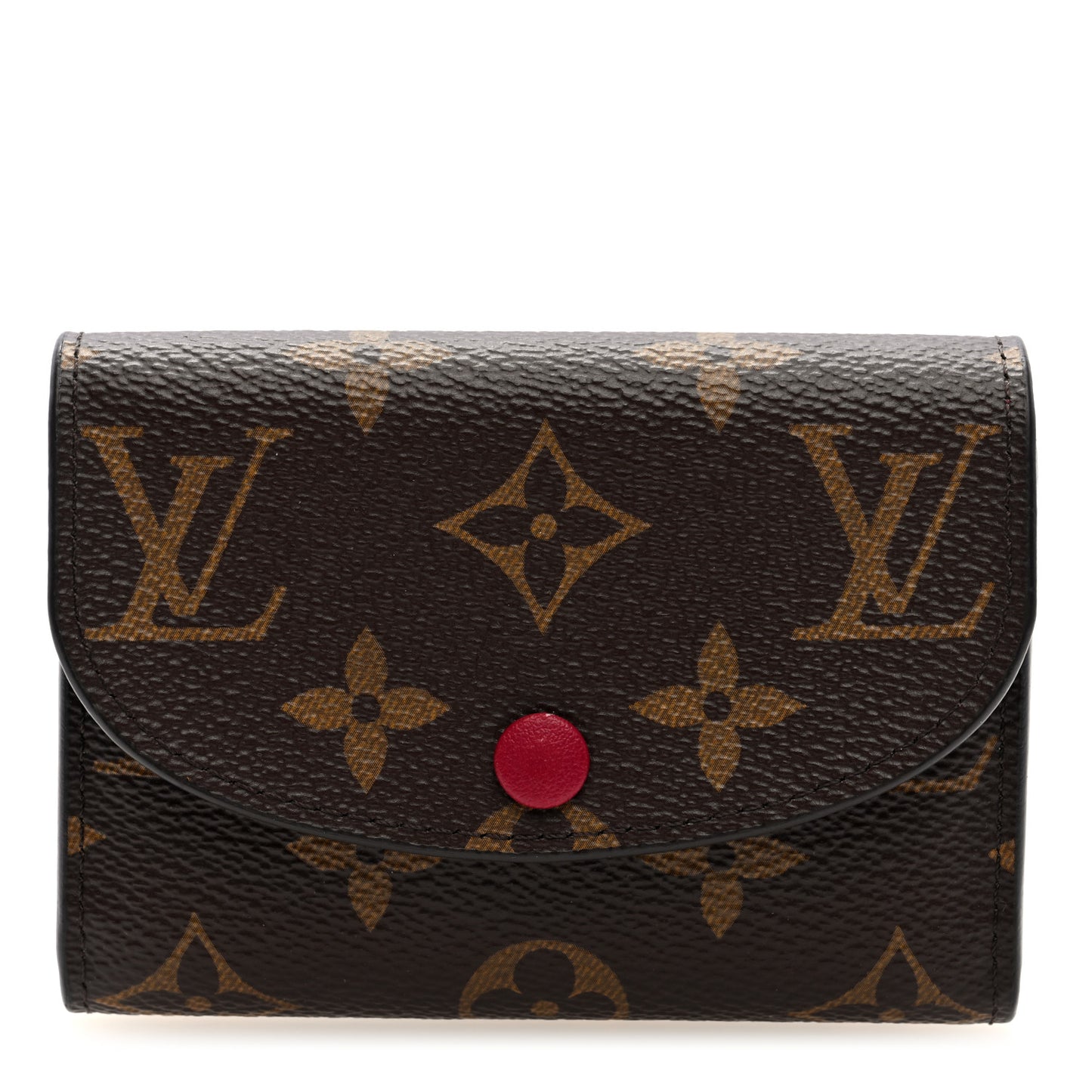 Monogram Rosalie Coin Purse Fuchsia
