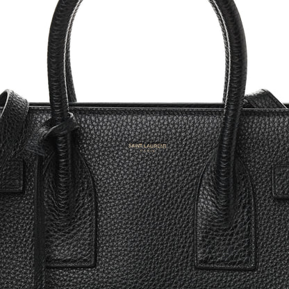 Saint Laurent Grained Calfskin Small Sac De Jour Black 8 of 10