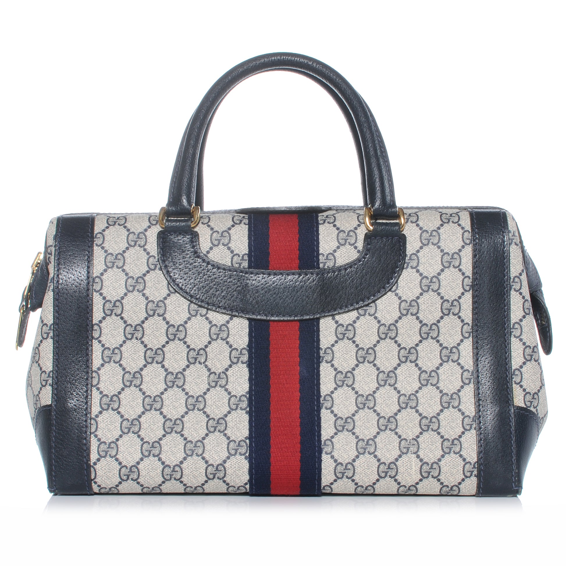 Gucci Monogram Web Boston Navy 1 of 6