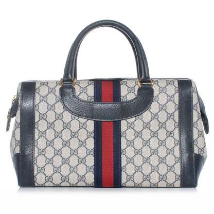 Gucci Monogram Web Boston Navy 1 of 6