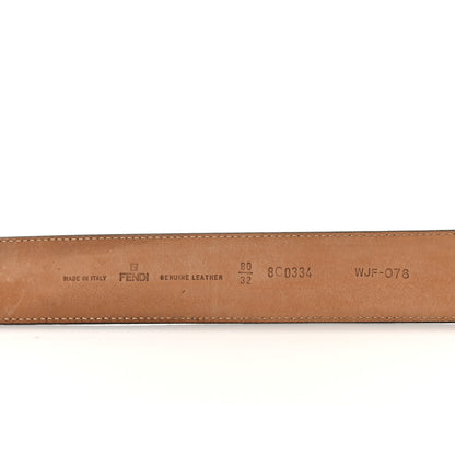 Fendi Calfskin Belt 80 32 Black 5 of 6