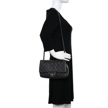 Chanel Iridescent Caviar Quilted Small Chic Flap Grey 2 of 13