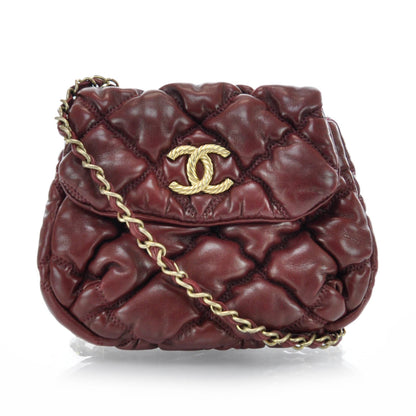 Chanel Lambskin Mini Bubble Quilt Flap Bordeaux 1 of 9