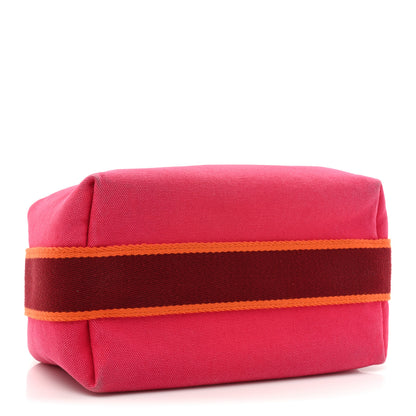 Hermes Canvas Small Bride-A-Brac Pouch Hibiscus 4 of 14