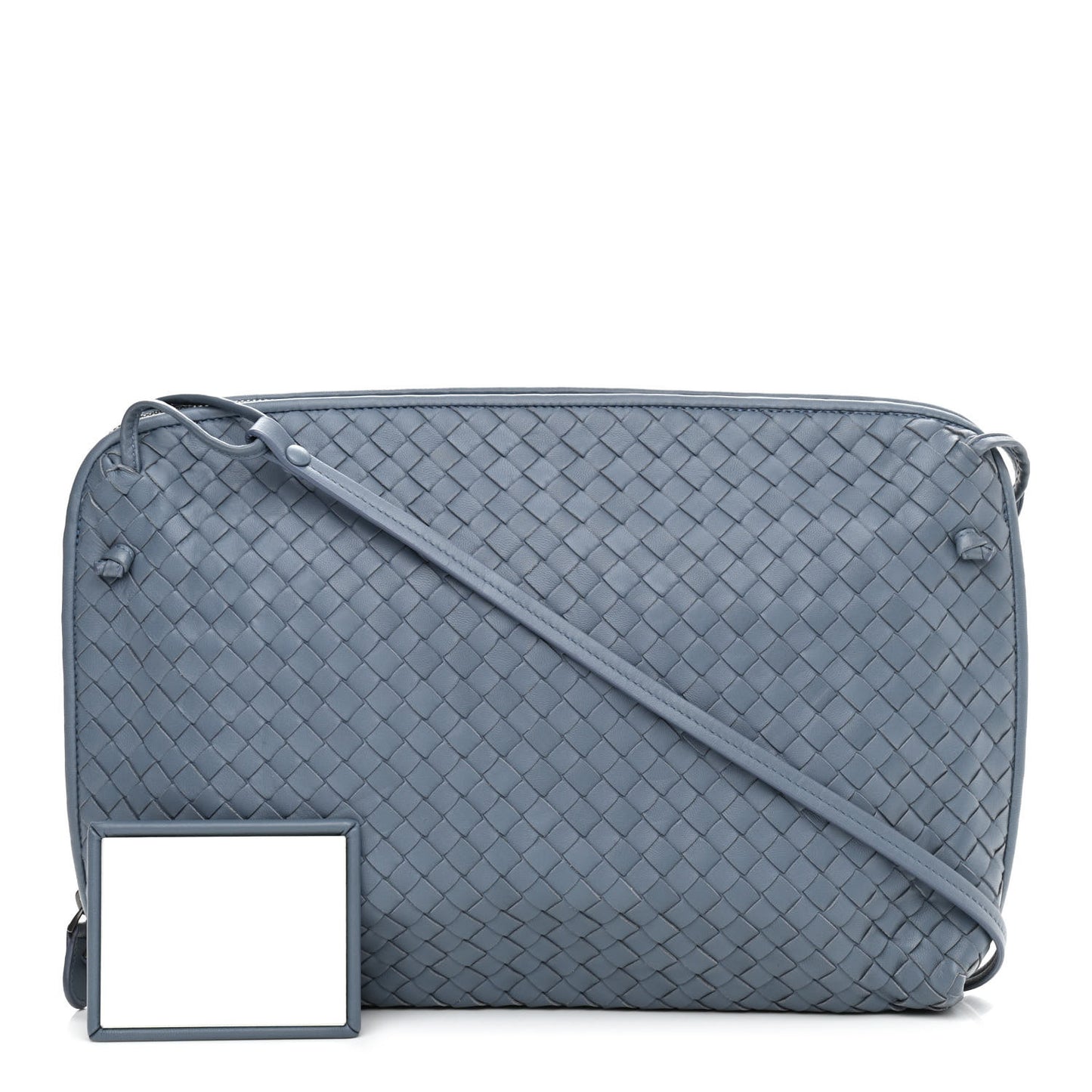 Nappa Intrecciato Large Nodini Crossbody Messenger Krim