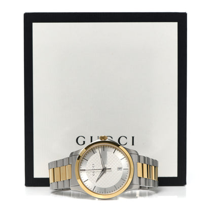 Gucci Stainless Steel 38mm G-Timeless Two Tone Quartz Watch 6 of 6