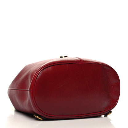 Gucci Piuma Lux Energy Medium Re(Belle) Convertible Bucket Bag Hibiscus Red 3 of 9