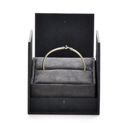 David Yurman 18K Yellow Gold 3mm Cable Buckle Bracelet 6 of 6