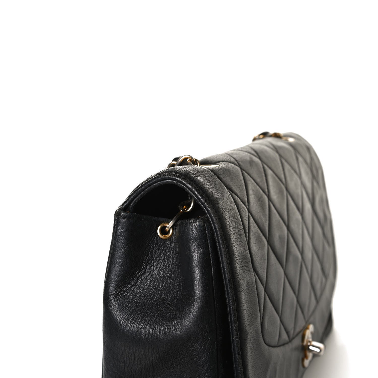 Chanel Lambskin Quilted Small Single Flap Black 15 of 21