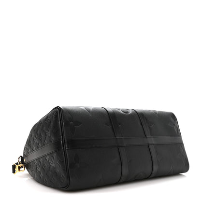 Louis Vuitton Empreinte Monogram Giant Keepall Bandouliere 45 Black 3 of 8