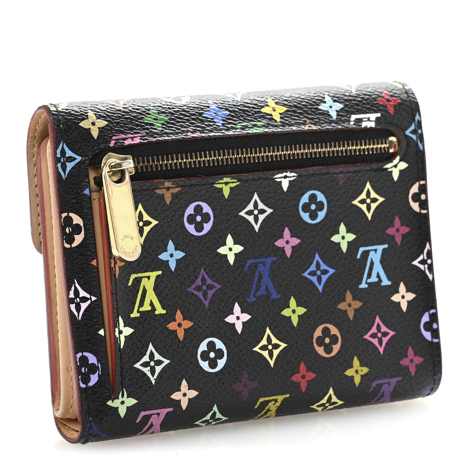 Louis Vuitton Monogram Multicolor Koala Wallet Black 3 of 10