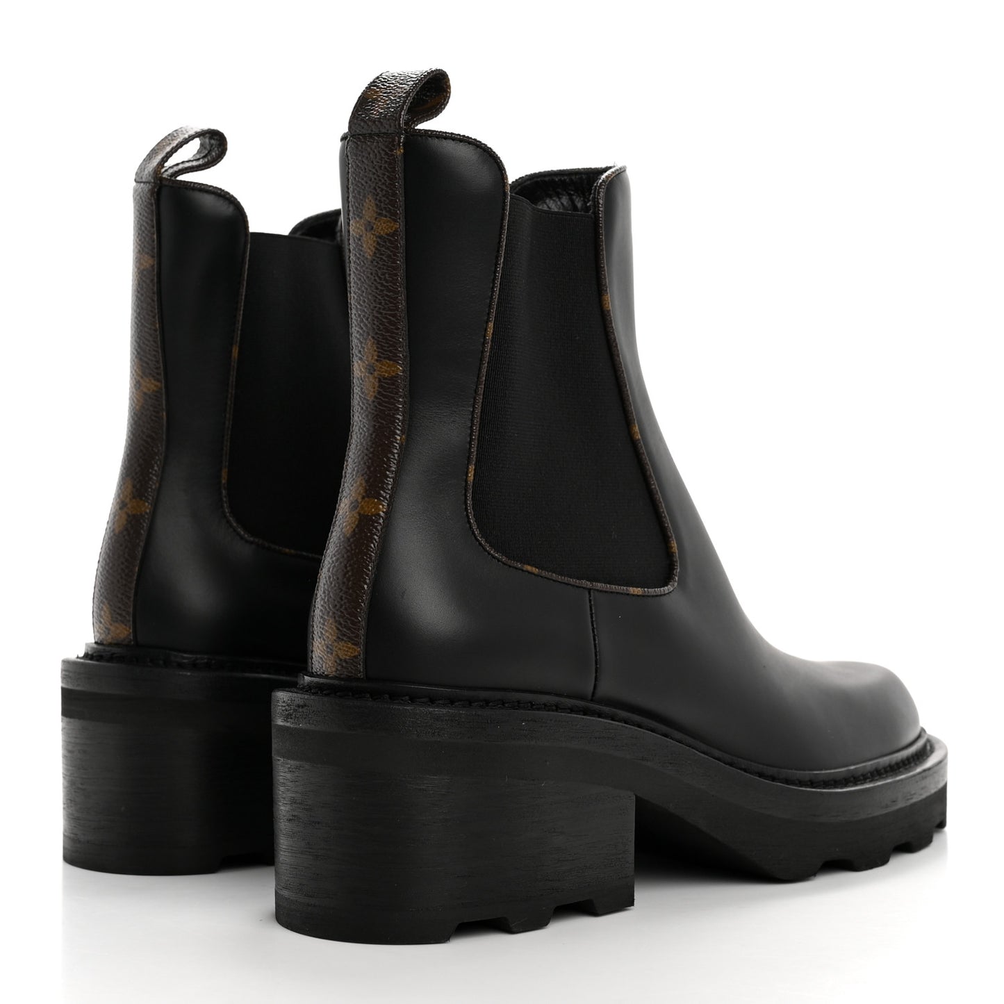Calfskin Monogram Beaubourg Ankle Boots 39 Black