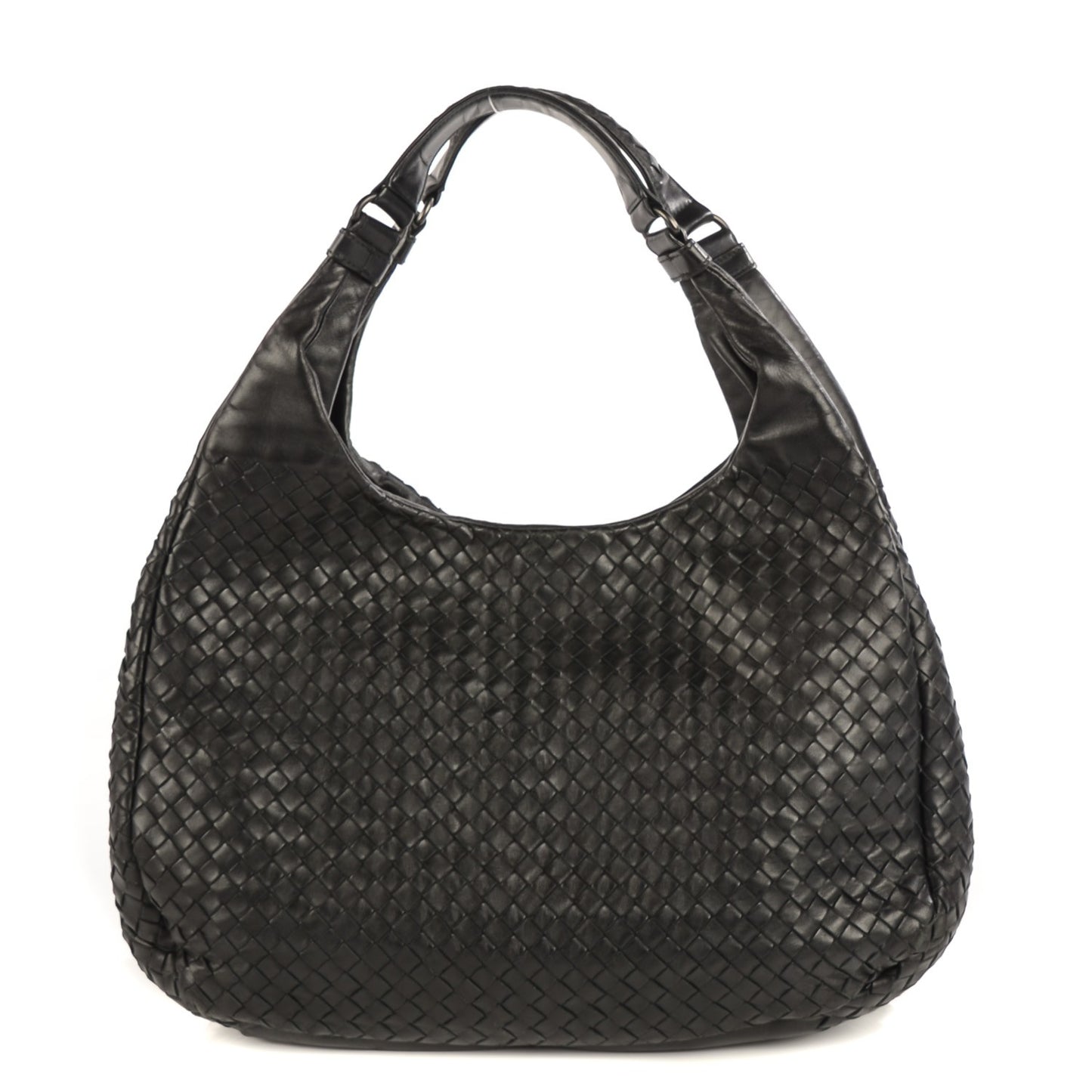 Nappa Intrecciato Large Campana Nero Black