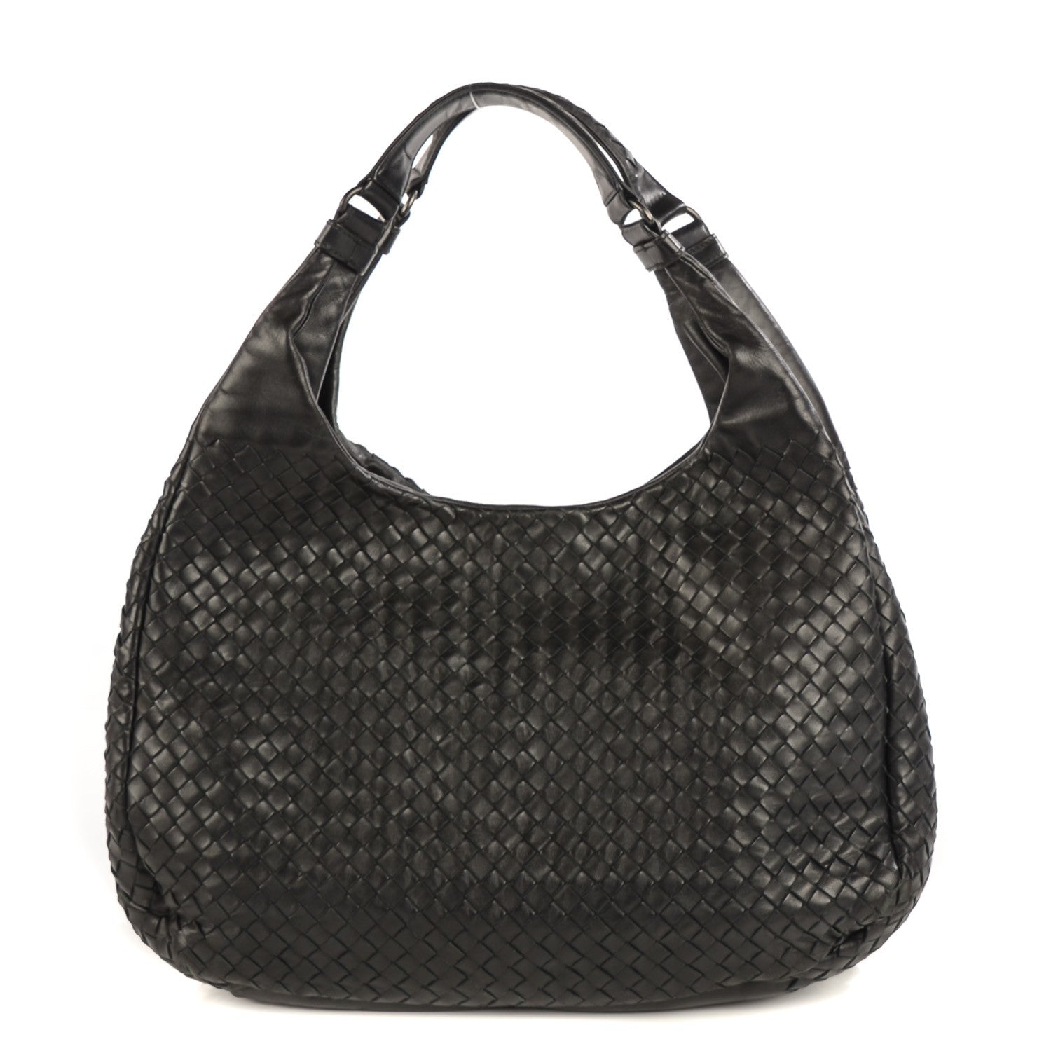 Bottega Veneta Nappa Intrecciato Large Campana Nero Black 1 of 8