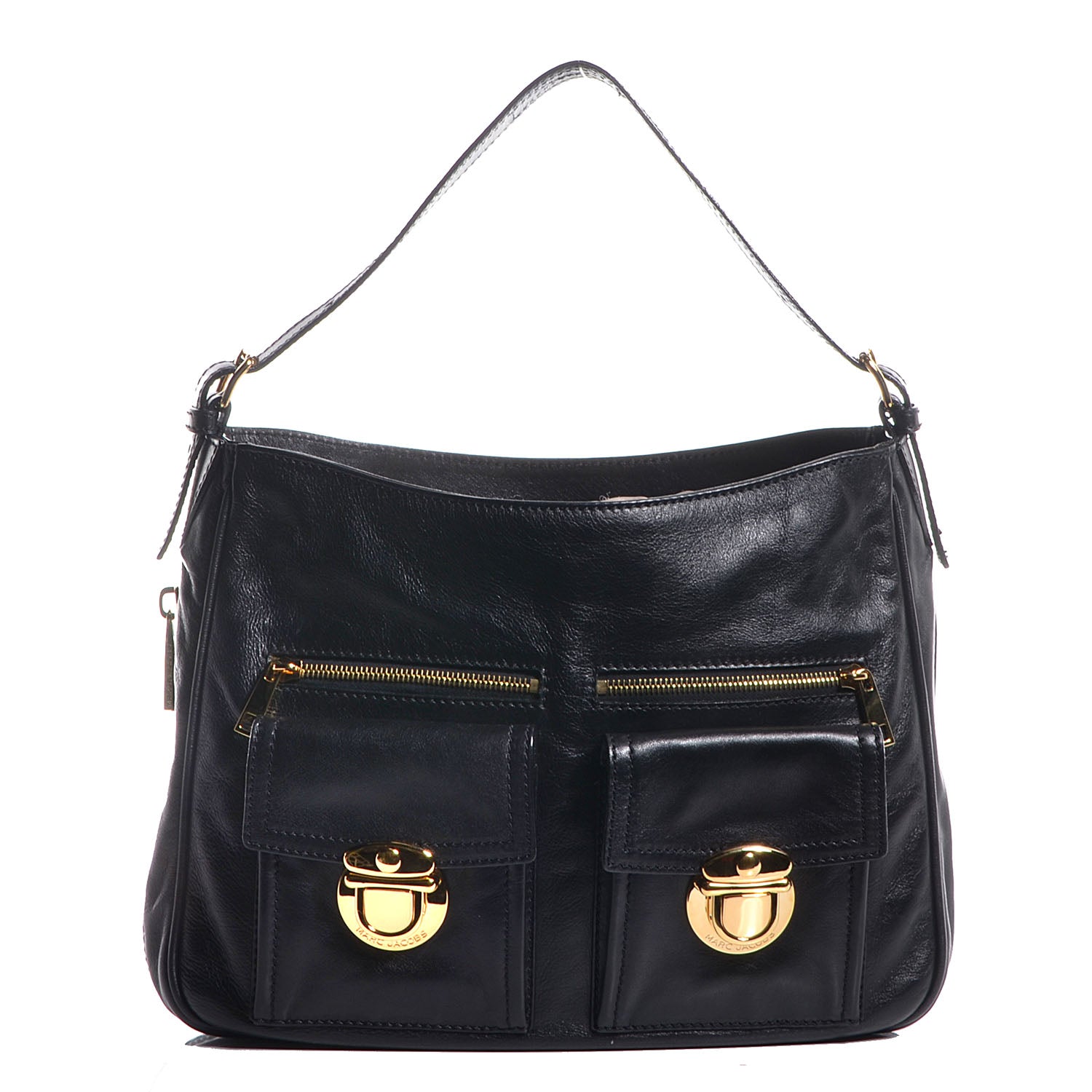 Marc Jacobs Leather Lisa Hobo Black 1 of 10