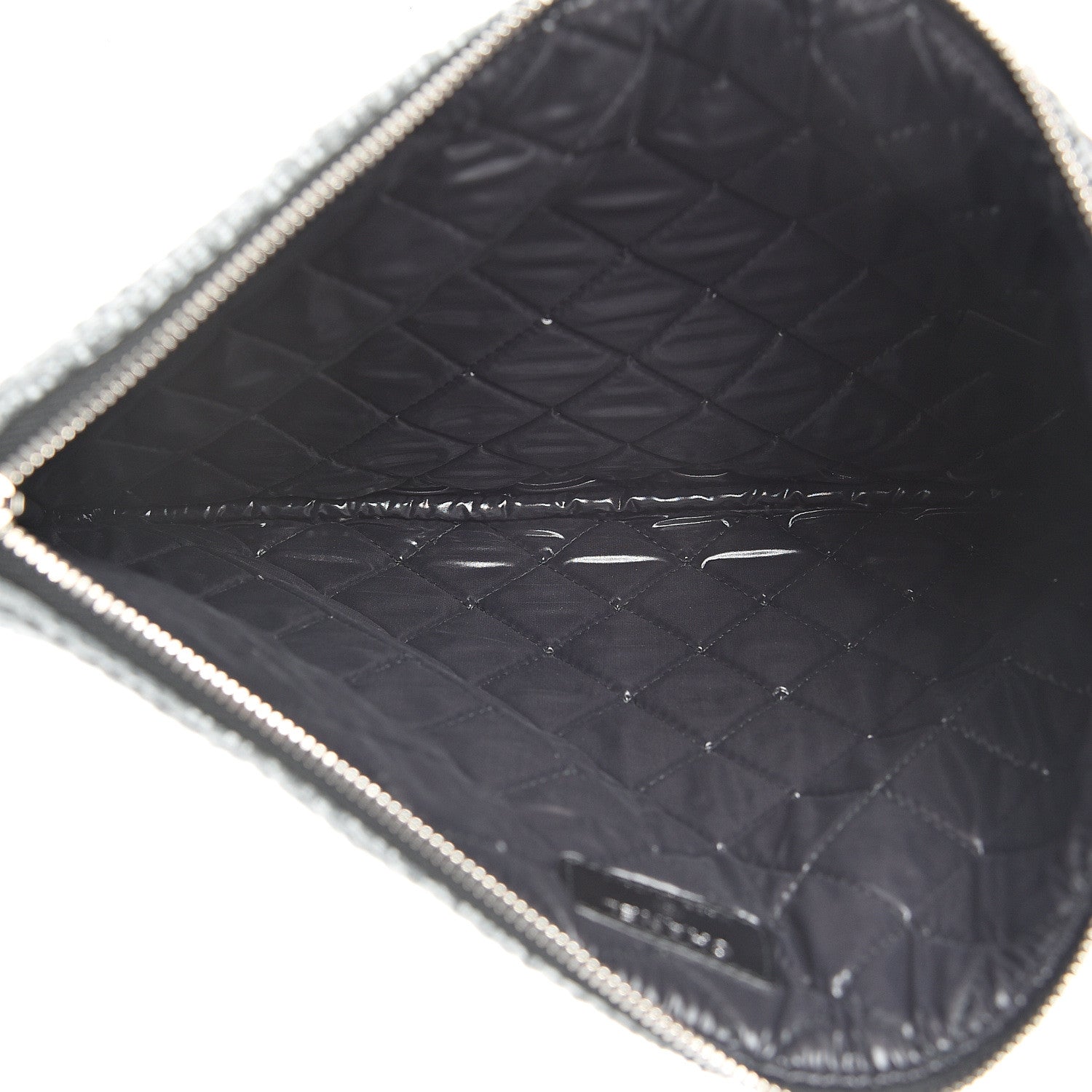 Chanel Canvas Small Deauville Pouch Charcoal 4 of 7