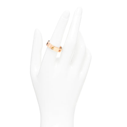 Cartier 18K Pink Gold Sapphire Garnet Amethyst 5.5mm LOVE Ring 57 8 2 of 5