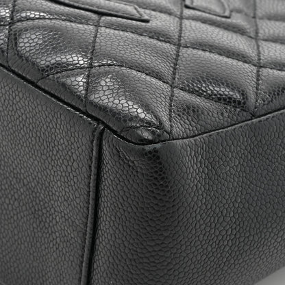 Chanel Caviar Quilted Petit Shopping Tote PST Black 12 of 14