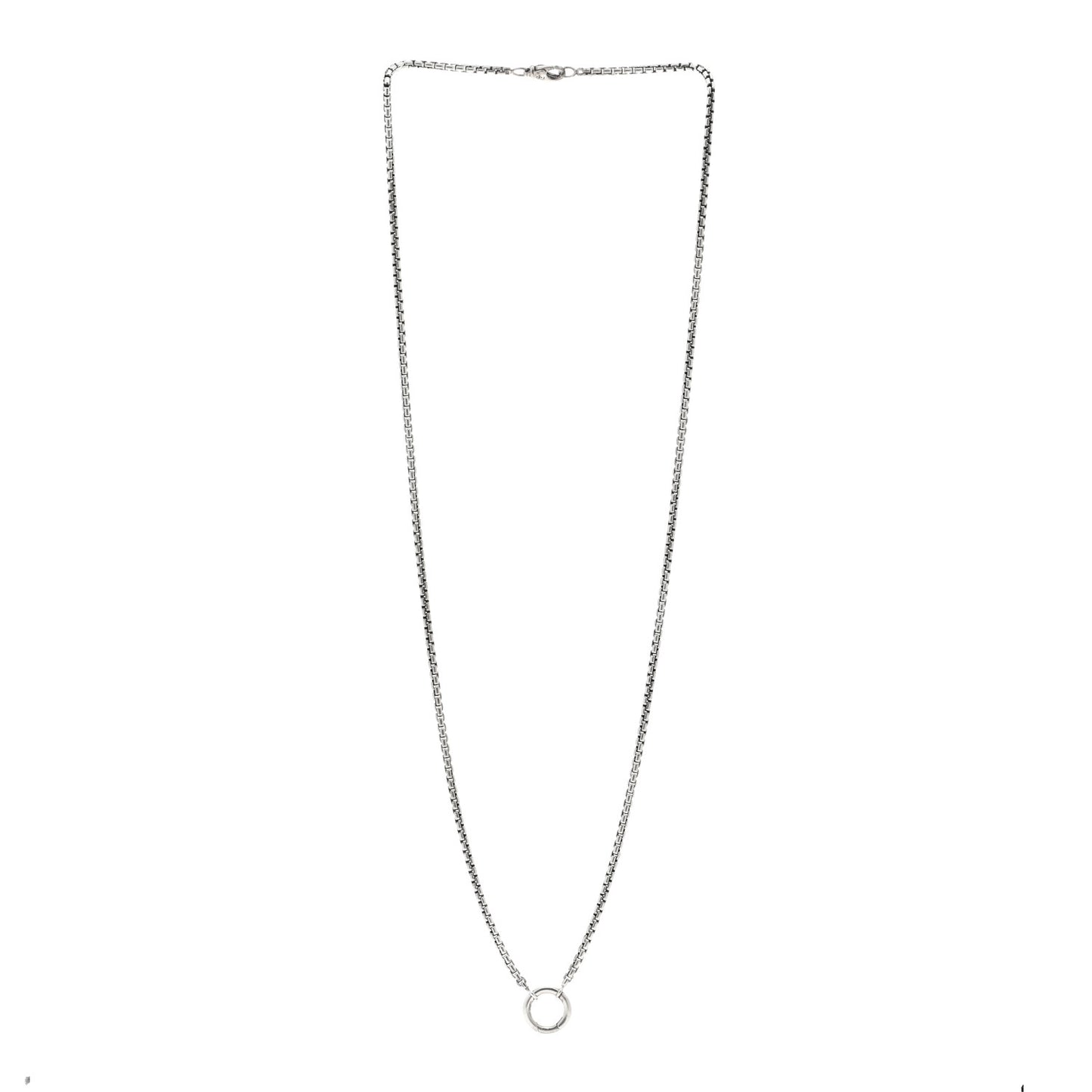 Sterling Silver 2.7mm Smooth Amulet Vehicle Box Chain Necklace