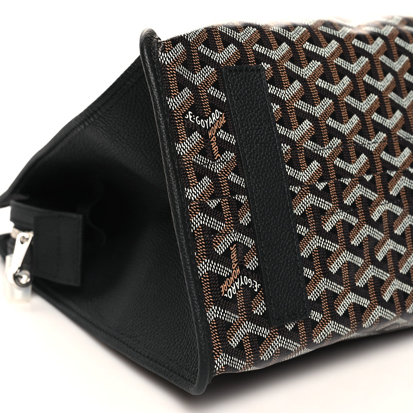Goyardine Sac Hardy Pet Carrier PM Black