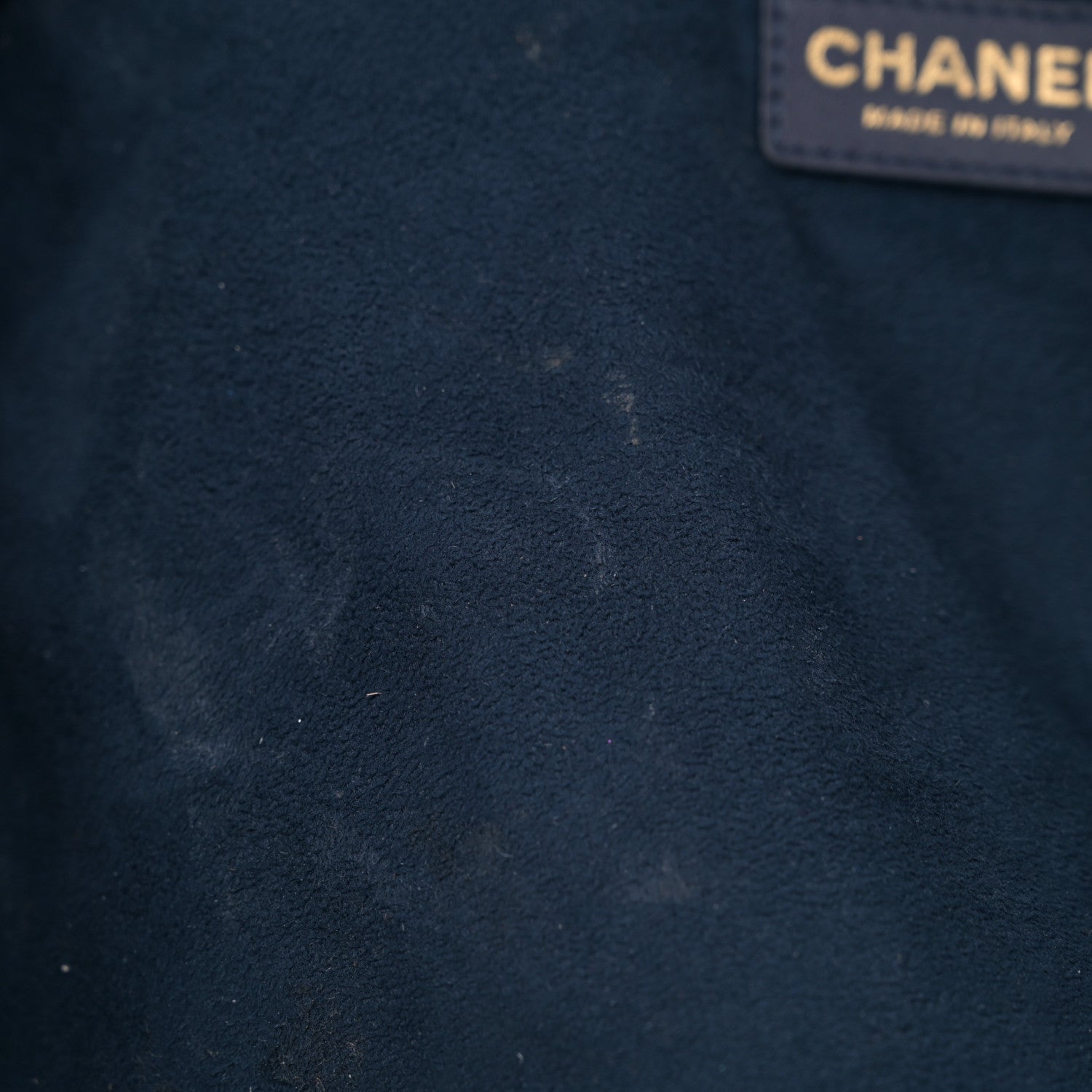 Chanel Caviar Medium Studded Deauville Tote Navy 11 of 12