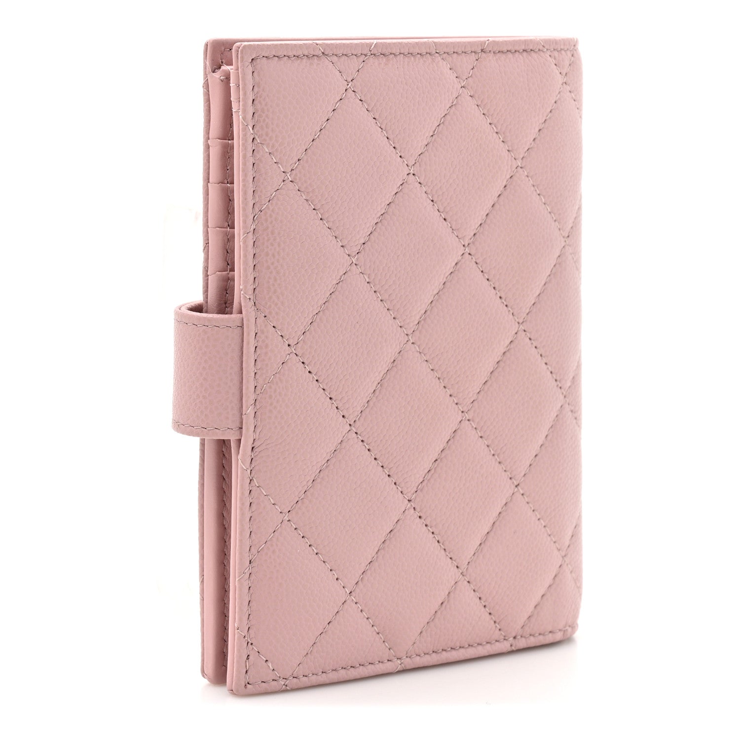 Chanel Caviar Quilted Passport Holder Pink 3 of 8