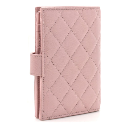 Chanel Caviar Quilted Passport Holder Pink 3 of 8