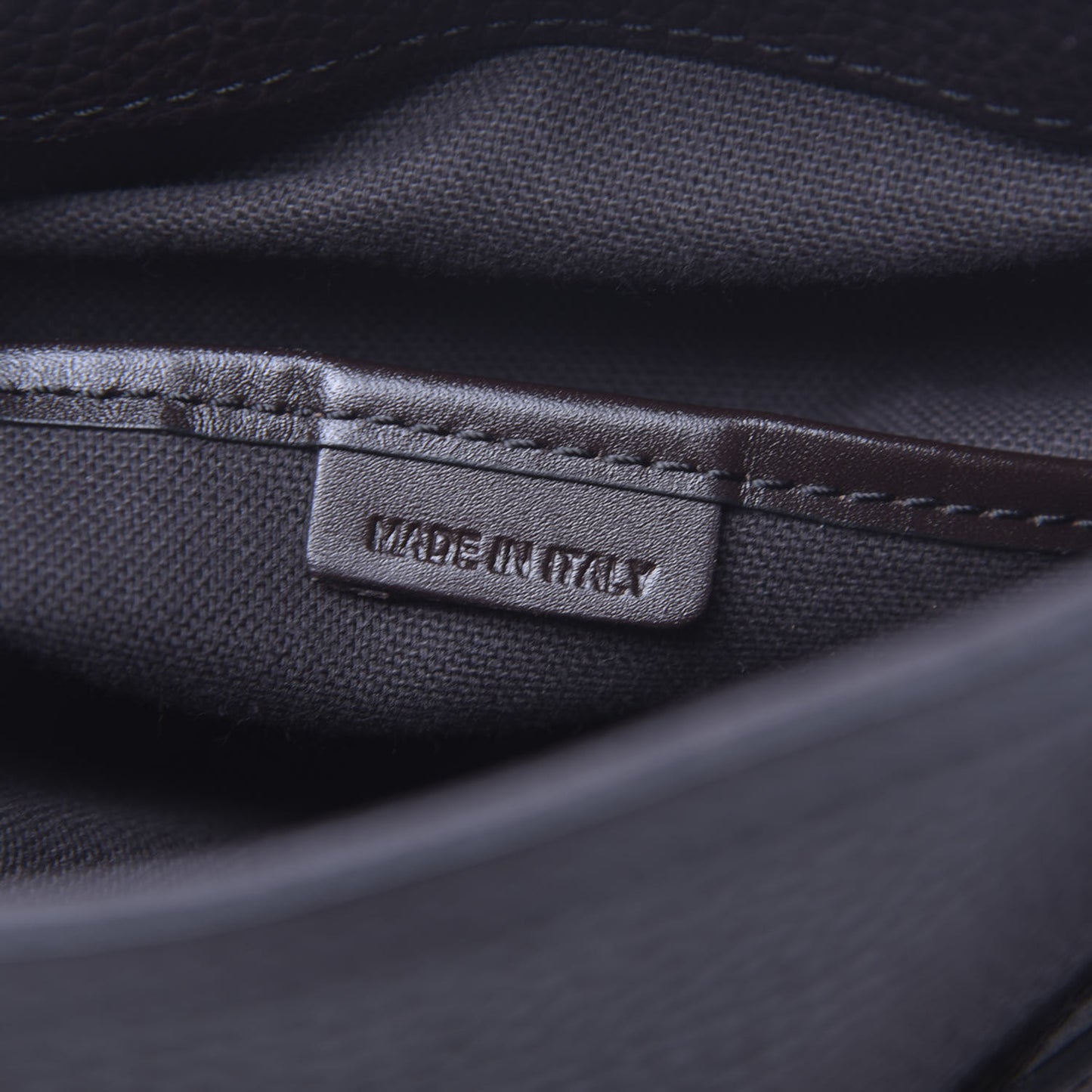 Grained Calfskin Haymarket Check Medium Golderton Tote Chocolate